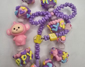 Teletubbies inspirierter Schlüsselanhänger