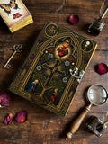 Sacred Heart Cross Leather Journal: Handmade Catholic Prayer Notebook & Vintage Faith Diary product logo