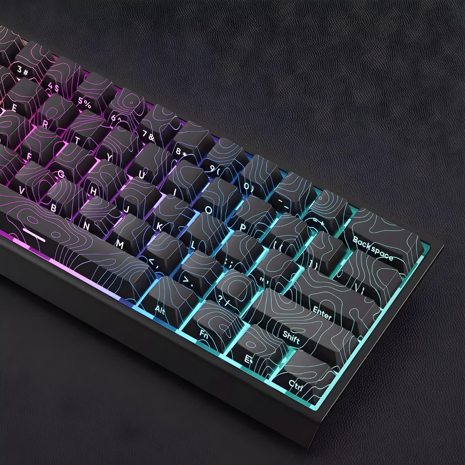 Side Engraved Contour 4.0 Keycap Set – 97 Keys PBT Translucent Keycaps ...