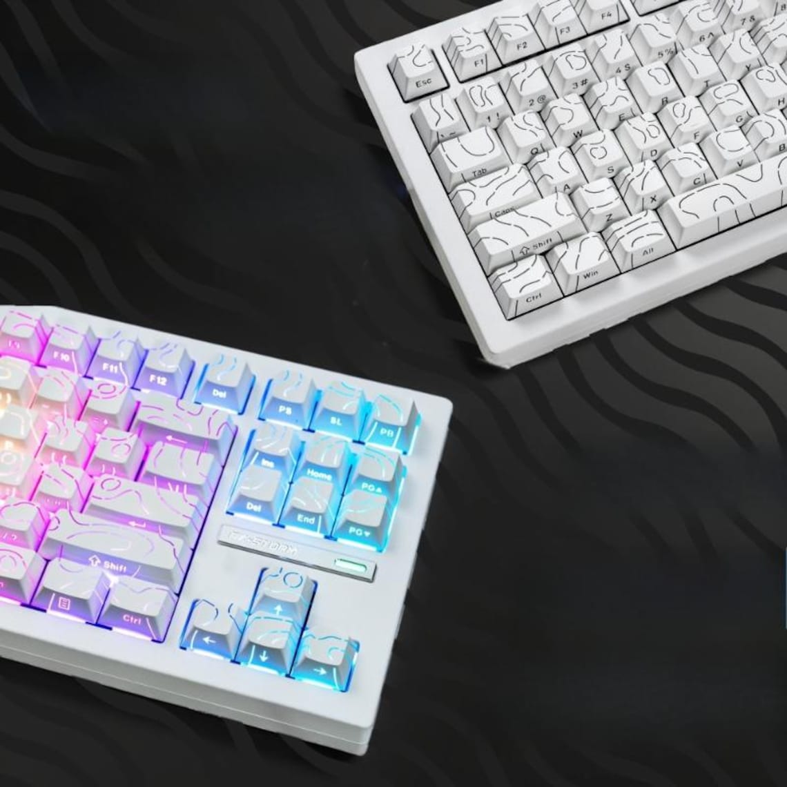Side Engraved Contour 4.0 Keycap Set – 97 Keys PBT Translucent Keycaps ...