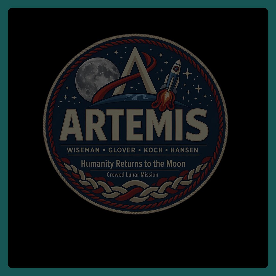 NASA Artemis II Mission Patch Shirt, Humanity Returns to the Moon Tee ...