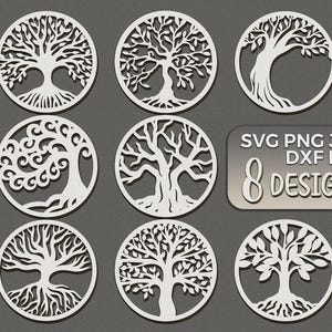 Tree Of Life Svg, Spiritual Home Decor, Family Tree, Tree Of Life Clipart, Celtic Tree Of Life Laser Cut File For Cricut, Tree Design SVG.