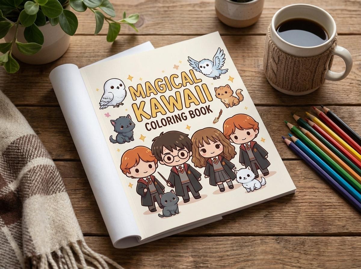 Ultimate Kawaii Coloring Book Bundle | 4 Books 90+ Pages | Disney ...