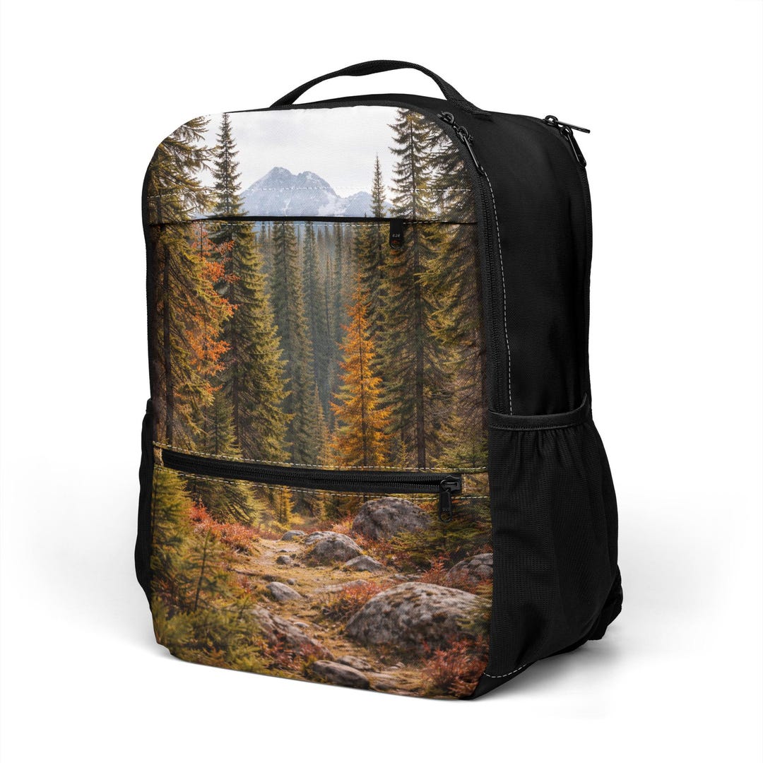 Utility Backpack Canadian Forest Trees – Nature-inspired Design - Etsy