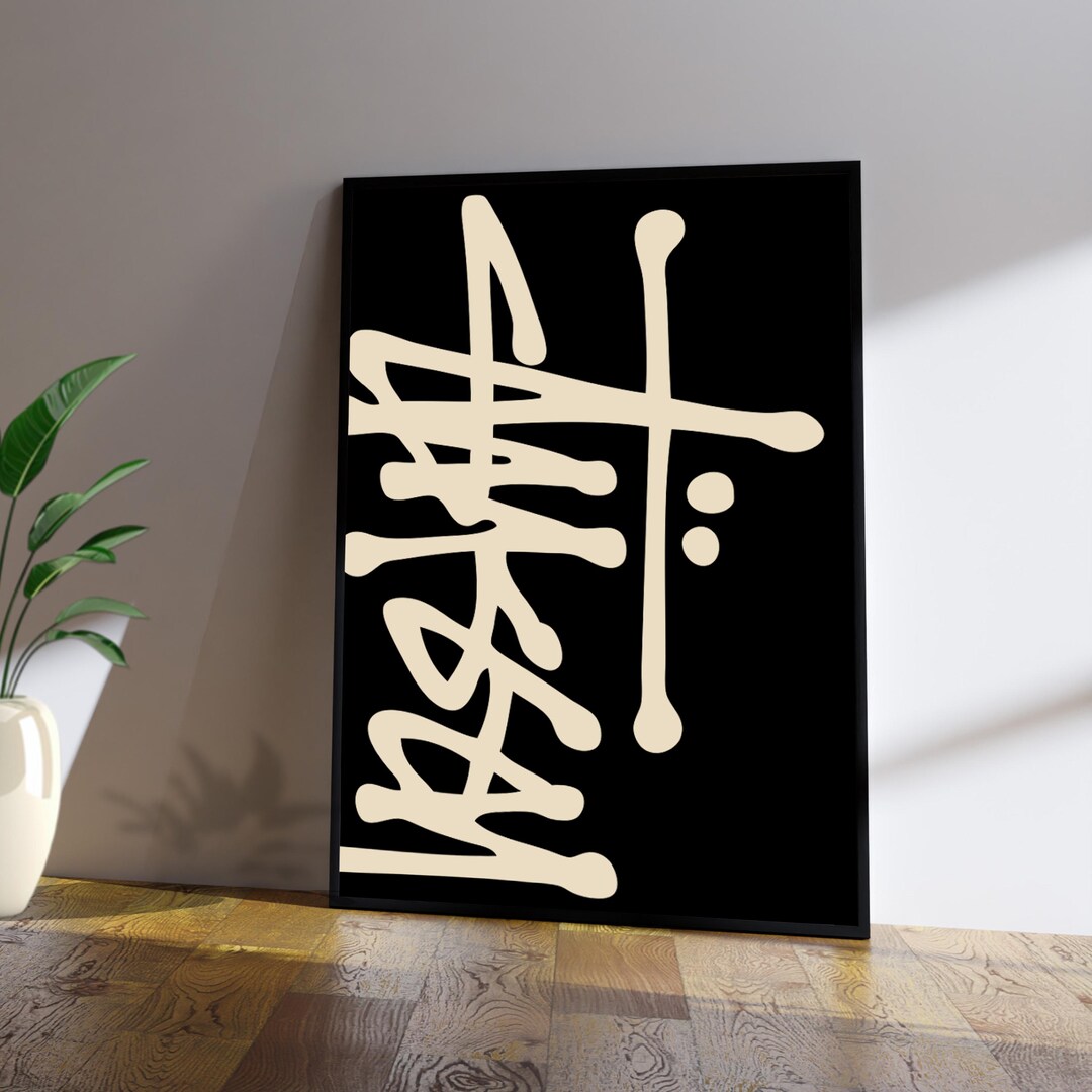 Stussy Poster - A1, A2, A3, A4, - Framed Print - Etsy