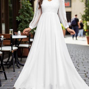 Summer Dress White Flowy Chiffon Dress Flowy Chiffon Dress Canada