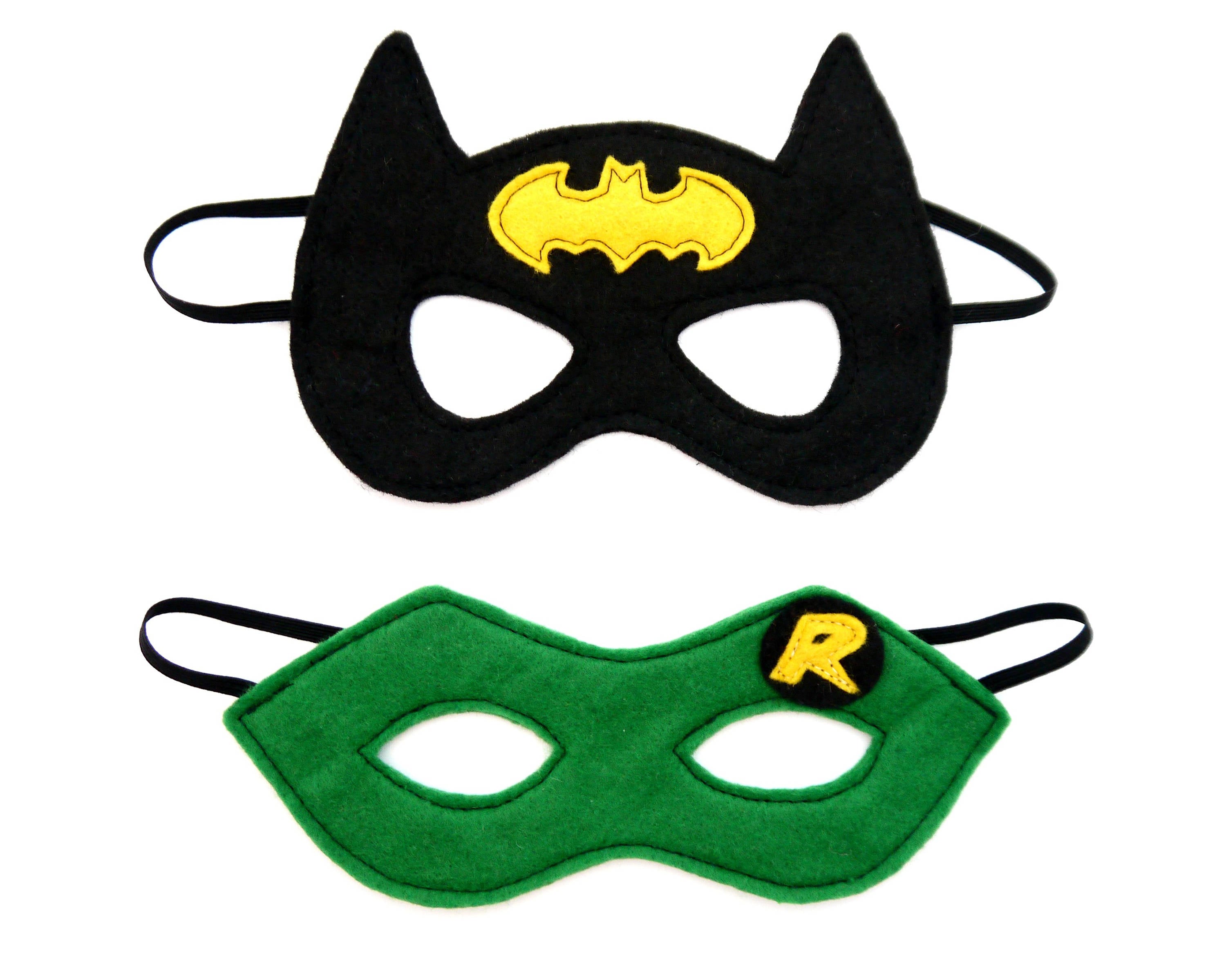 BATMAN AND ROBIN Mask set superhero costume gift marvel party Etsy