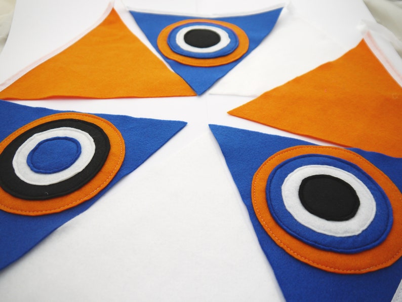 Party Bunting Target Bullet Army Applique Embroidered Birthday Etsy