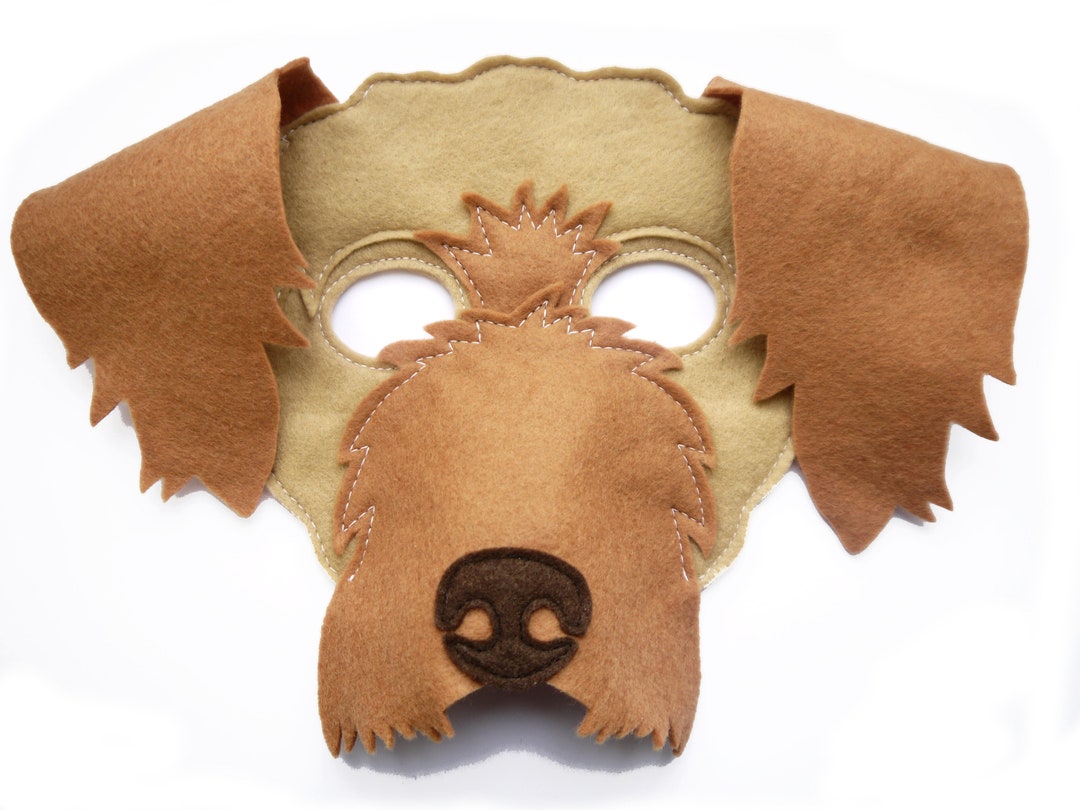 Labradoodle Costume Halloween Dog Mask Doodle Children's Etsy