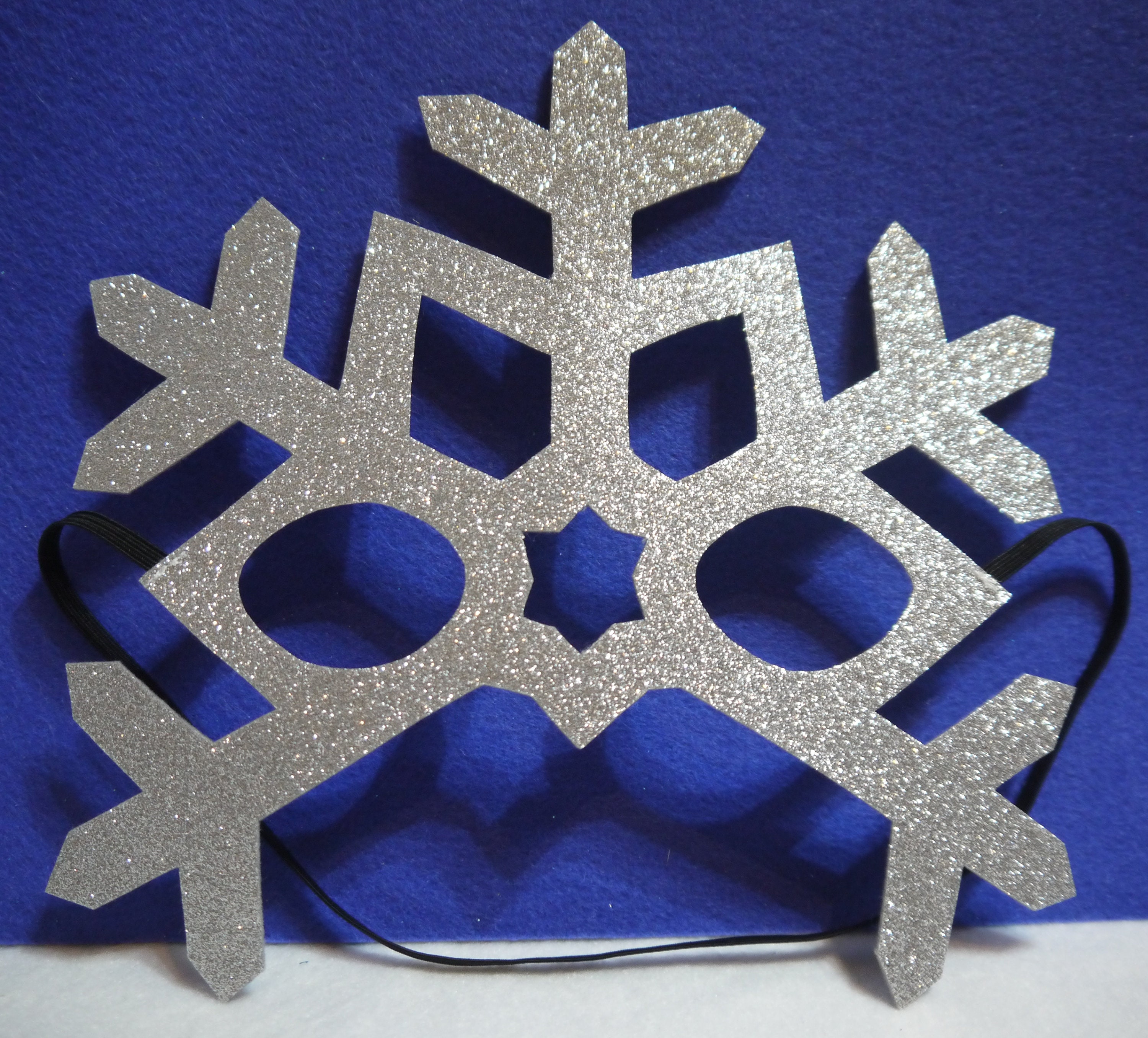 Snowflake Mask costume Frozen Children's snowflake mask Etsy
