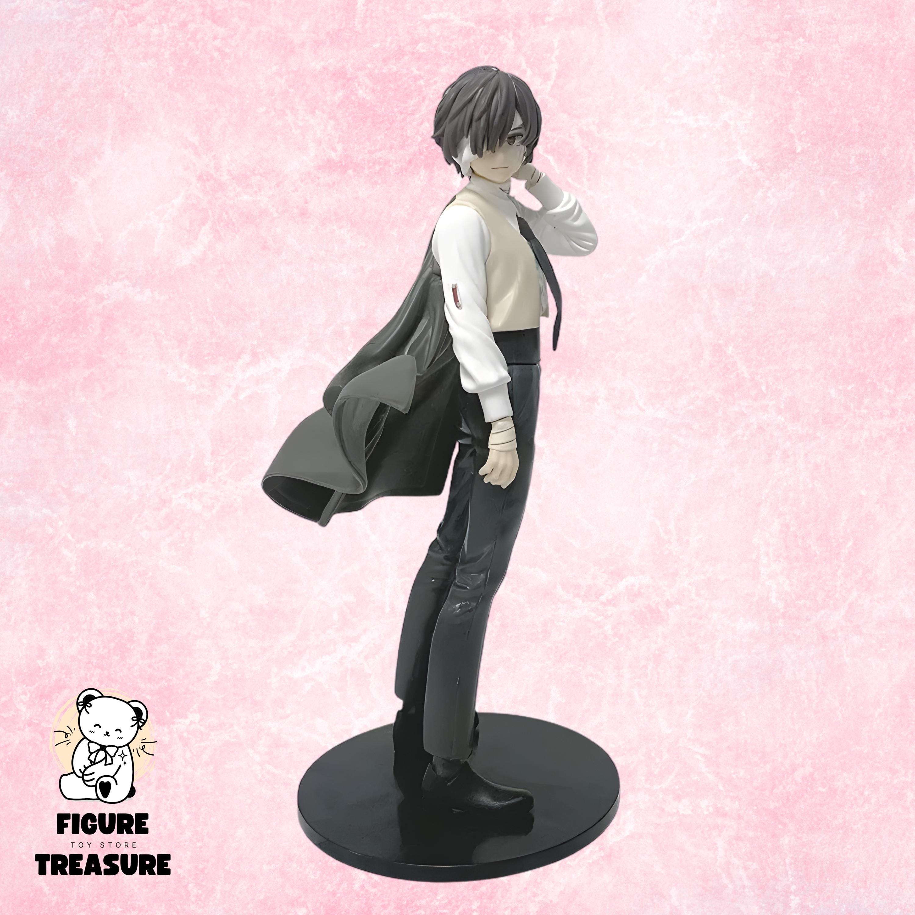 Figurine Dazai Osamu 22 Cm – PVC, Personnage BSD – Collection, Décoration De Bureau Ou Vitrine