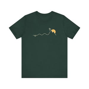 Camiseta de escalada: Camiseta de aventura en la naturaleza