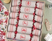 Scandi Cross Stitch Reusable Christmas Cracker