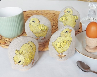 Embroidered little Chick Egg Cosy - Easter Gift