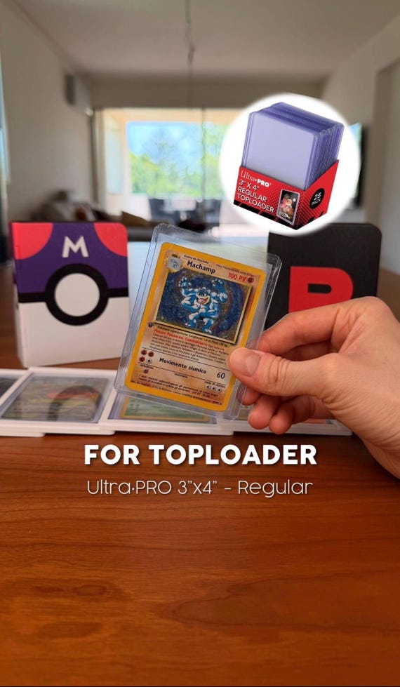 magnetic card holder binder Amazon.com: Rayvol 4-Pocket Binder for 35pt Magnetic Card Holders Holds 40 Slabs, Top-Loading Acid-Free Pages, Zipper Album for Graded & Display Cards : Toys & Games