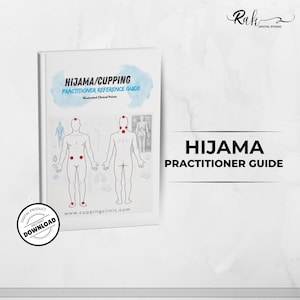Referensguide för hijama-koppning | Illustrerade hijama-poäng i PDF-format | Direkt nedladdning | Utbildningsmässigt bruk