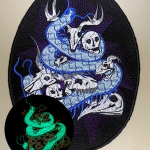 Homemade Glow in the Dark Scavengers Daughter Dungeon Crawler Carl DCC Upgrade Back Patch