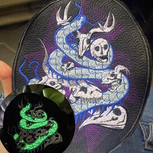 Glow in the Dark Scavengers Daughter Dungeon Crawler Carl DCC Upgrade Back Patch