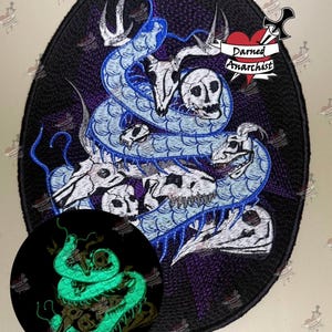 Homemade Glow in the Dark Scavengers Daughter Dungeon Crawler Carl DCC Upgrade Back Patch
