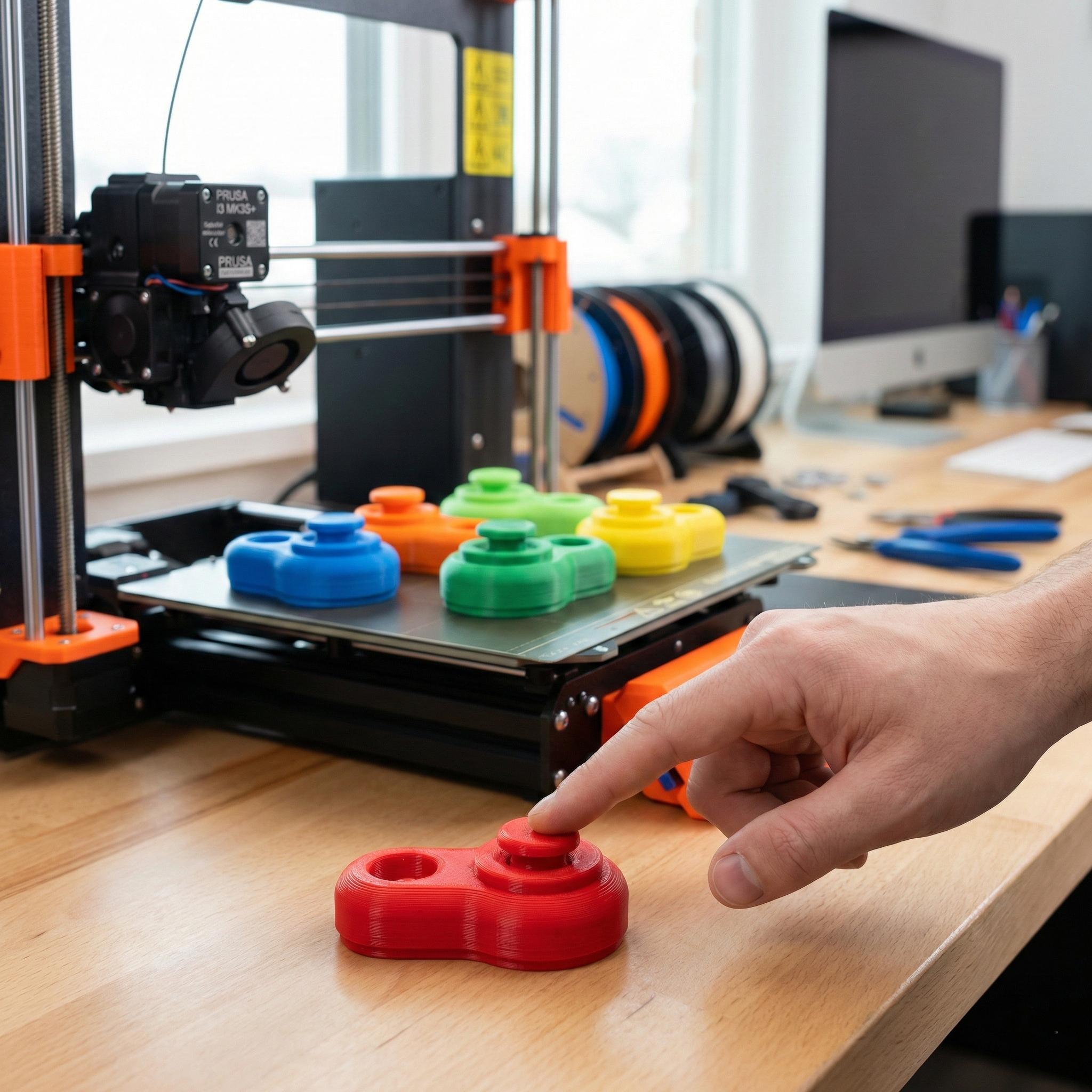 Fidget Clicker Toys STL Bundle Mechanical Switch Buttons 3D Print Files ...