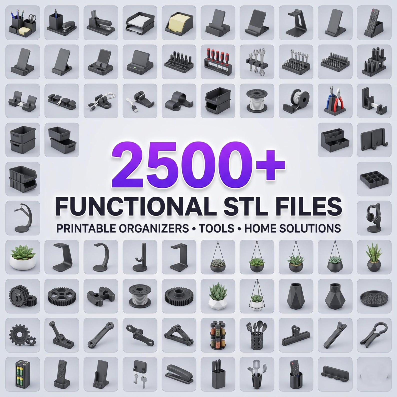 Slt Files 2500+ Functional STL Files, Home & Decor STL Bundle Home Decor, Gadgets ...