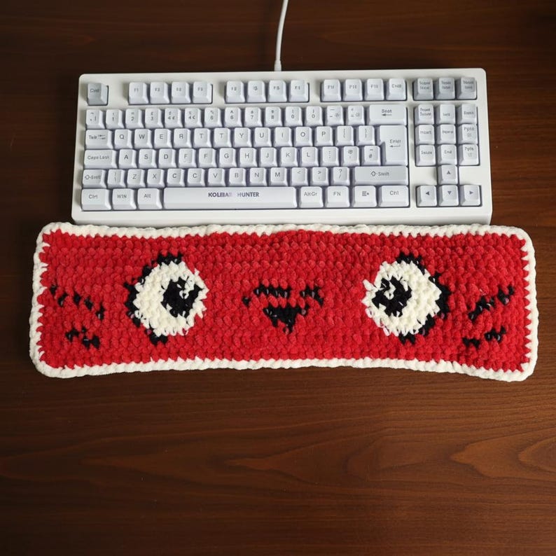 Beginner Keyboard Wrist Rest Crochet Pattern Pdf, Plush Keyboard ...