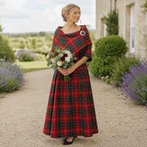 plaid bridesmaid dress Celtic Bridesmaids Dresses Hello Molly Dress Women's this dress features a pattern:abstract Jacket Size:48