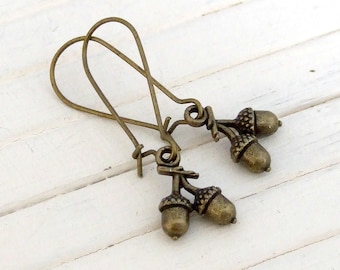 Eichel Ohrringe, Eichel Ohrringe, Herbst Ohrringe, Herbst Ohrringe, Herbst Schmuck, Eichel Ohrringe, Herbst Schmuck