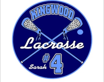 Lacrosse Magnet, Lacrosse, Car Magnet, Team Magnet, Custom Magnet