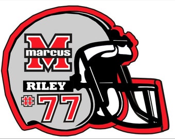 Marcus Marauders Football Helmet Magnet