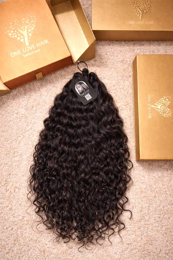 Raw Indian Curly Hair Extensions – 100% Remy Human Hair  display picture 1