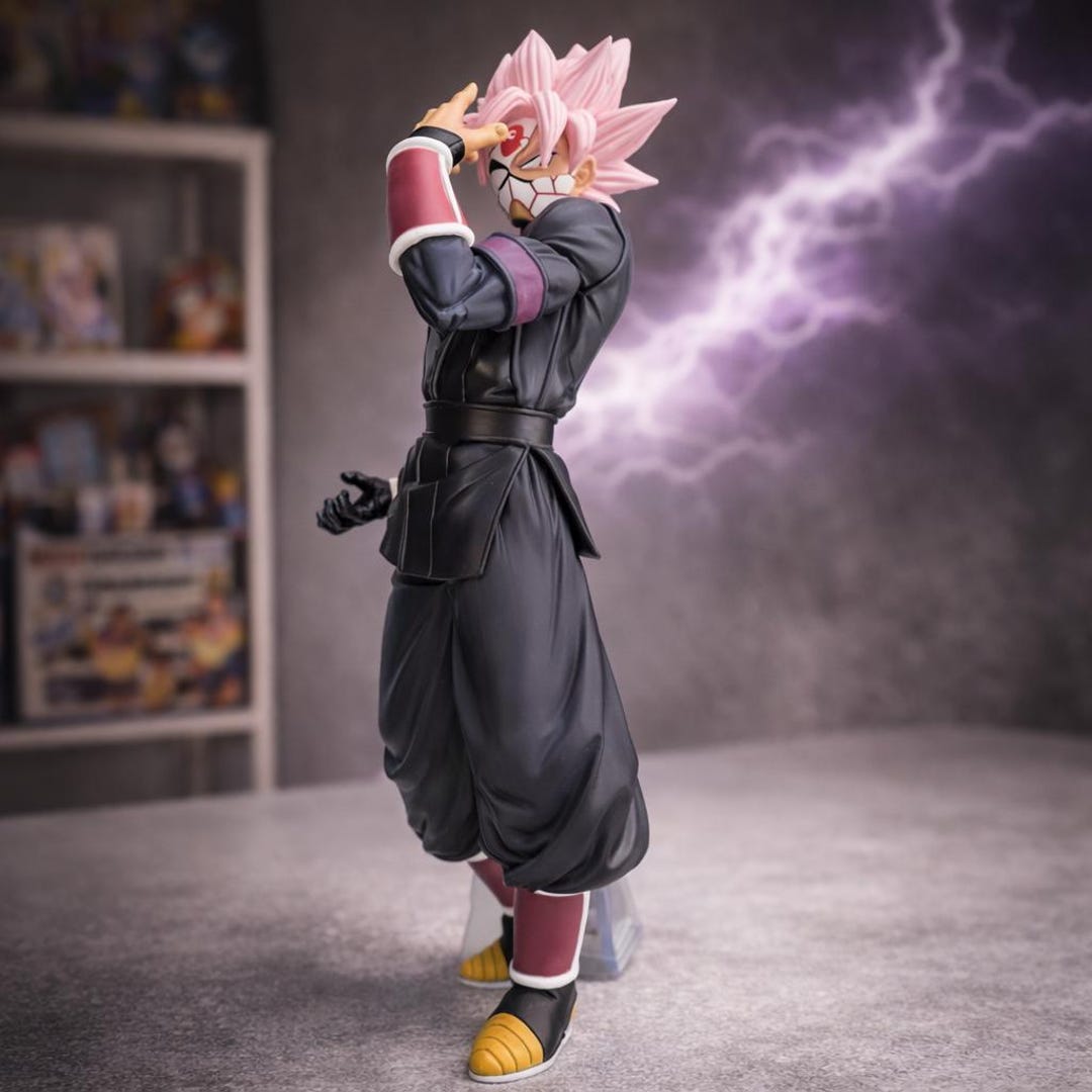 Goku Black Pink Figure | Dragon Ball Super Anime Collectible ...