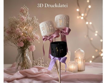 Round Canal Lantern – 3D Print File (STL + 3MF) | Printable Lantern & Garden Light incl. Small Commercial License