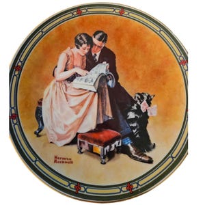 Vintage Norman Rockwell En Couples Commitment Collector Dream Series Andra numret