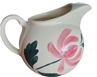 WWII Vintage 1941 Taylor Smith & Taylor Watcher Krug handbemalt 8 "Blumen