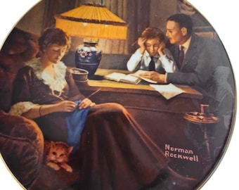 Norman Rockwells fäder hjälper samlartavla Rockwells ljuskampanj Knowles