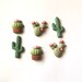Cactus Magnets, Desert Flower, Plants, Cacti, Fun Fridge Magnets, Magnets for Board, White Board, Calendar, Magnetic, Kitchen Office Décor 
