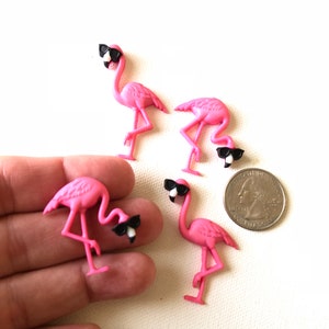 Flamingo Magnets, Pink Flamingo Magnets, Flamingo with Shades. Flamingo Wine Glass Charms, Flamingo Wine Glass Markers