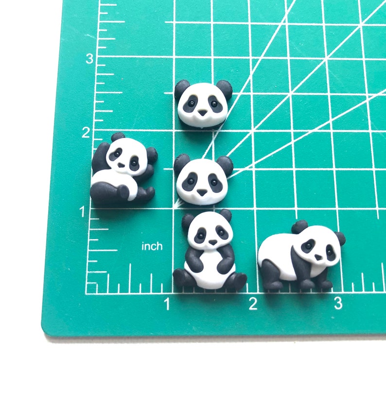 Panda Magnets, Cute Black and White Panda Magnets, Panda Thumbtacks, Refrigerator Magnets, Fridge Magnet, Office Decor, Dorm Decor image 3