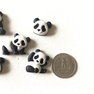 Panda Magnets, Cute Black and White Panda Magnets, Panda Thumbtacks, Refrigerator Magnets, Fridge Magnet, Office Decor, Dorm Decor image 7