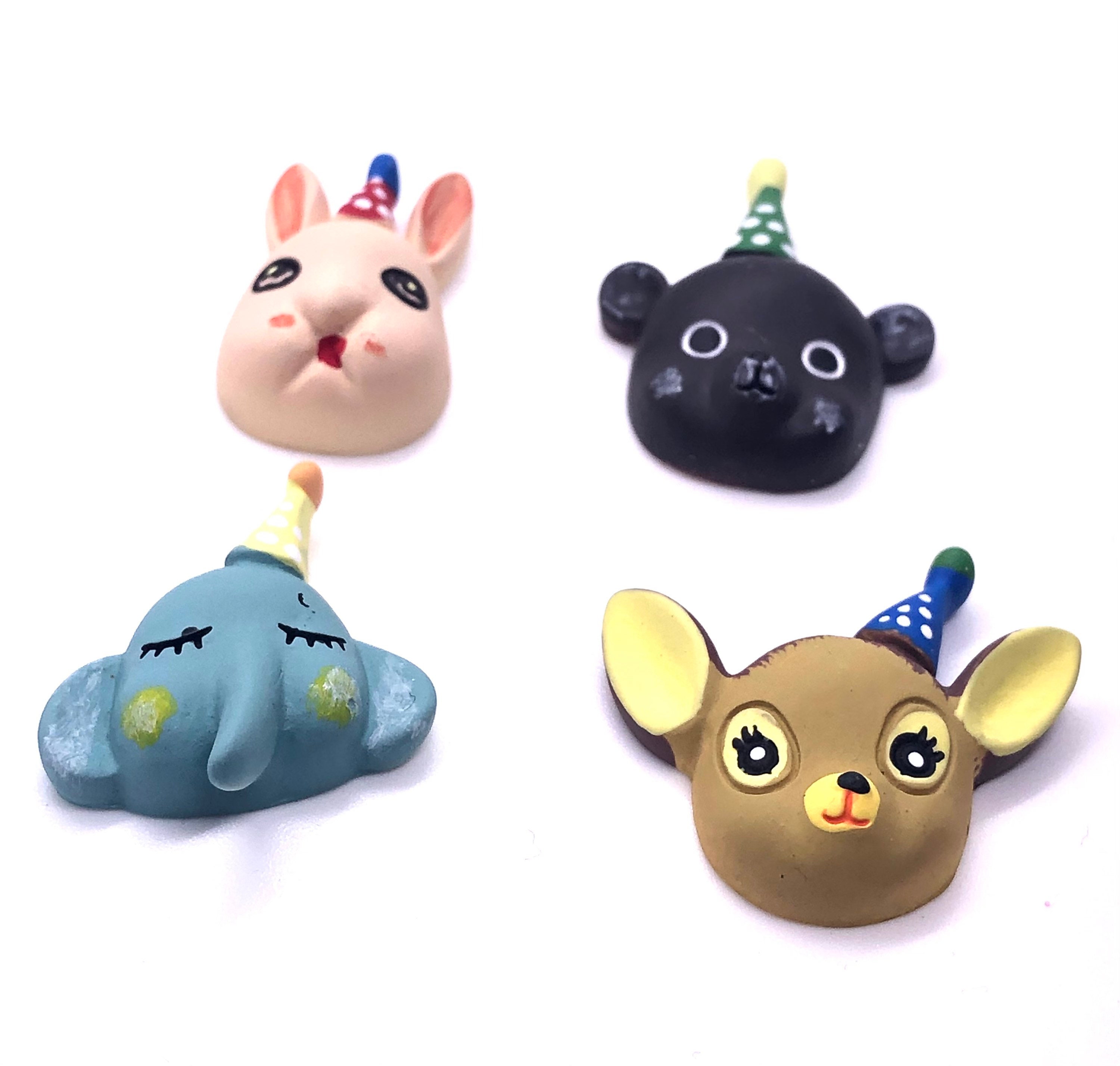 White Board Fridge Magnetic Calendar Bunny Birthday Animals Magnets