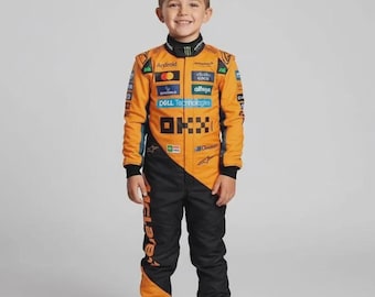 Trajes de Fórmula 1 para niños y adultos de pilotos famosos con guantes y zapatos a juego disponibles - Personalización gratuita con tu nombre, bandera, etc.