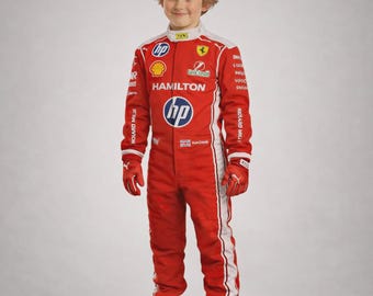 Traje de carreras de Fórmula 1 para niños/adultos / Traje de karting de tela Cordura / Traje de karting estilo F1 / Traje de karting para niños