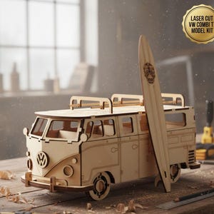 Combi Volkswagen T1 stylisé - Modèle d'Impression 3D Gratuit