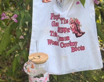 Western Book Lover Gift Box | Tumbler, Tote Bag, Bookmark, Keychain, Stickers