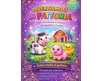 Coloriages pour enfants de 3 à 7 ans | PDF à imprimer | Dessins faciles et amusants | Activités créatives pour enfants