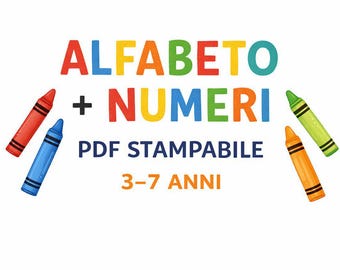 Pré-écriture pour les enfants de 3 à 7 ans : PDF à imprimer | Coloriages de l’alphabet et des chiffres | Activités éducatives préscolaires