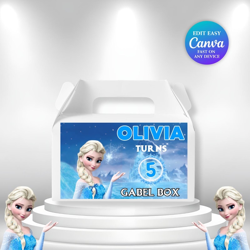 Elsa Anna Olaf Boxes - Etsy
