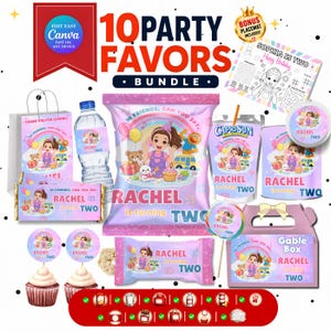 Ms Rachel Bundle | Ms Rachel Party Favors |Preschool Learning Party Decorations Ms Rachel Cupcake Toppers Elmo | Ms Rachel party