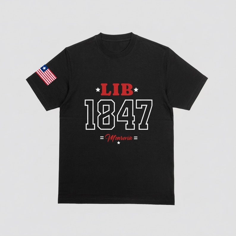 LIB 1847 Heritage Tee – Monrovia Edition - Etsy